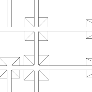 Pack CIMENTACIÓN, dibujo arquitectónico de elementos de ciemntación.